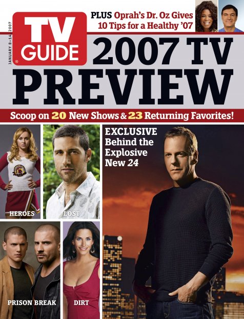 TV Guide Magazine - June 25-July 8 , 2007 - Nascar - Dale