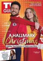 1 of 4 COVERS; OUTLANDER IS BACK: CLAIRE AND JAMIE RETURN TO SCOTLAND; A HALLMARK CHRISTMAS HOLIDAY TOUCHDOWN: A CHIEFS LOVE STORY; HALLMARK+ SARAH DREW SOLVES SMALL-TOWN CRIME IN MISTLETOE MURDERS